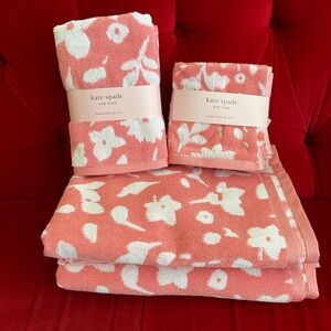 Kate Spade Bath Towel Set of 8 NWT